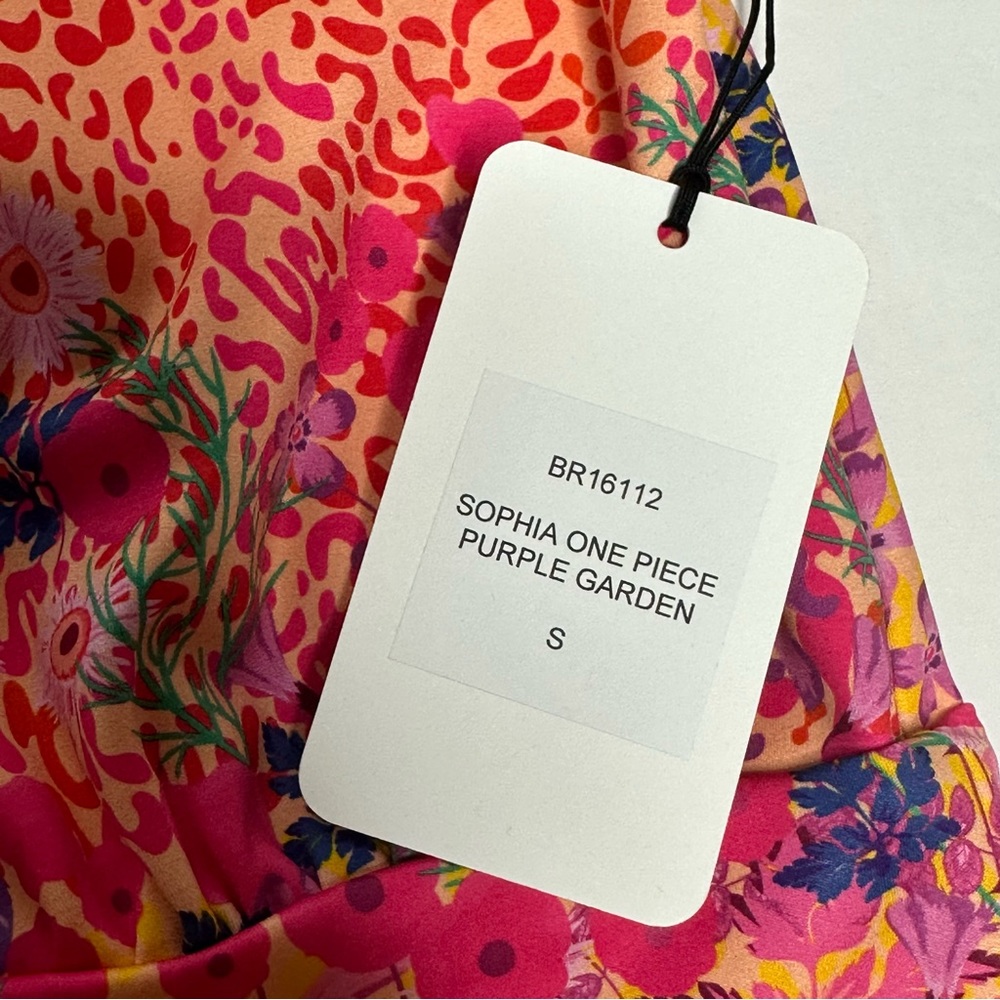 LAST DAY NWT FP Roopa Pemmaraju Beth Richard’s Sophia OnePiece Purple Garden - Picture 10 of 12